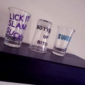shot glasses